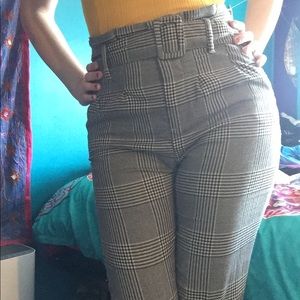 Plaid wild fable pants